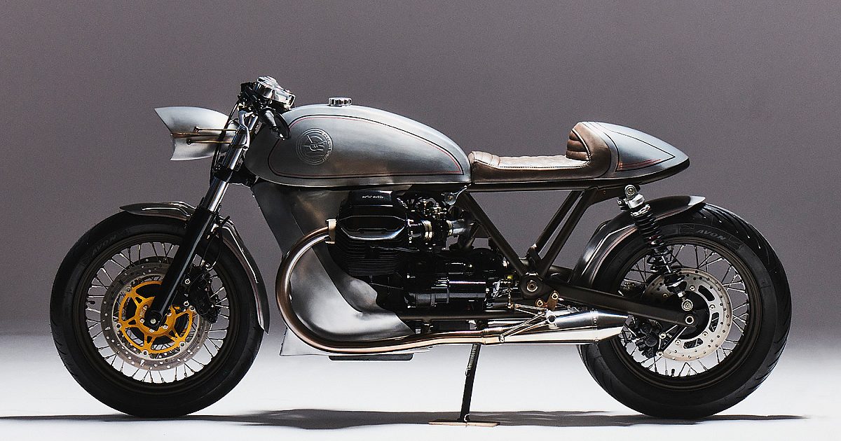 Moto Guzzi California Transformed into Cafe Racer