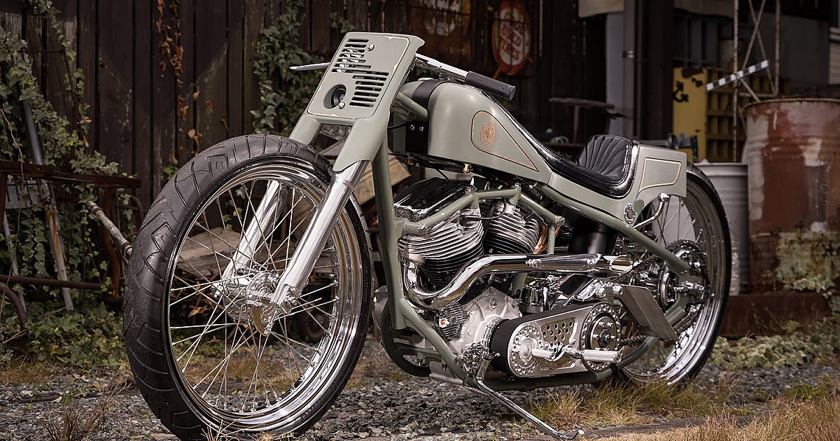 Satomari's Alluring S&S Cycle Panhead Custom
