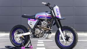 1994 Honda NX650 Dominator supermoto by Adrenaliner Design, Poland