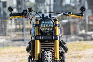 Honda CX500 street tracker by BlackSilver Customs
