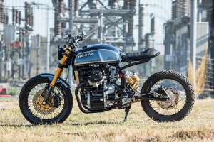 Honda CX500 street tracker by BlackSilver Customs
