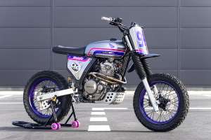 1994 Honda NX650 Dominator supermoto by Adrenaliner Design, Poland