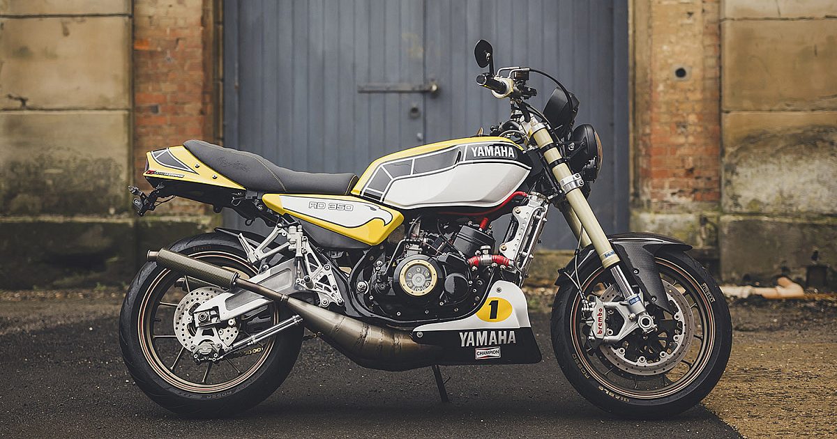 Blue Haze Hybrid—A Parts-Built Yamaha RD350LC from the UK