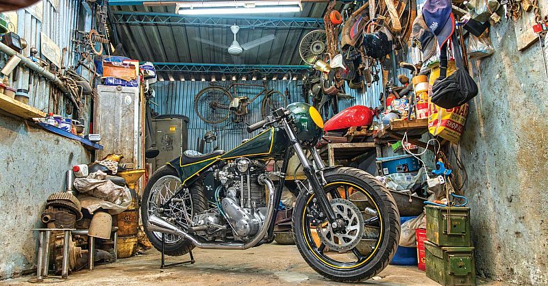 Wartime Hero: Garage Built Motorcycles' Triumph 3HW