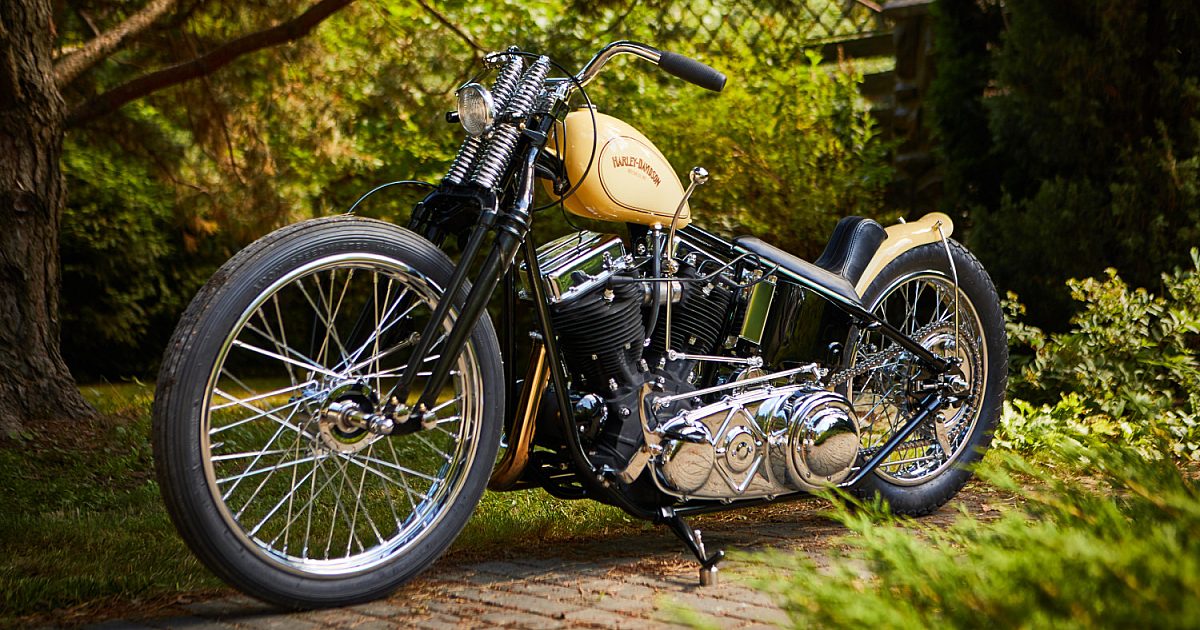 Coffin cheaters chopper バイク　ビンテージ Copper Chopper's 1956 Harley-Davidson Panhead Chopper | Bike EXIF