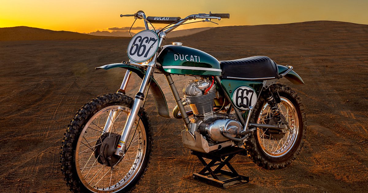 1971年式ドゥカティ450 R/Tデスモ──モハベ砂漠100マイルを走り切った半世紀前のシングル