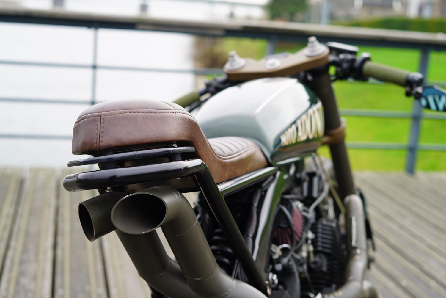 Moto Adonis' Yamaha XV750 Cafe Racer | Bike EXIF