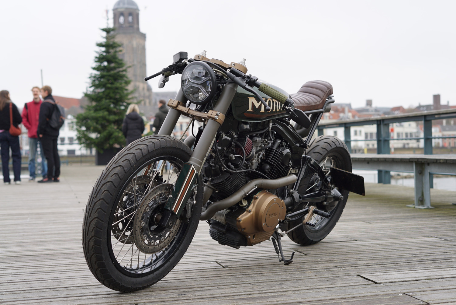 Moto Adonis' Yamaha XV750 Cafe Racer | Bike EXIF