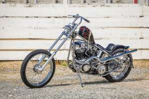 Kid custom shovelhead chopper 12
