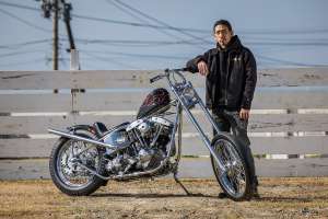 Kid custom shovelhead chopper 20