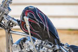 Kid custom shovelhead chopper 9