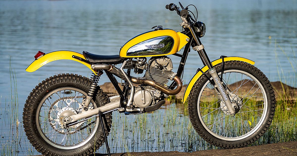 A 308cc Trials Bike Built by Hand A 308cc Trials Bike Built by Hand